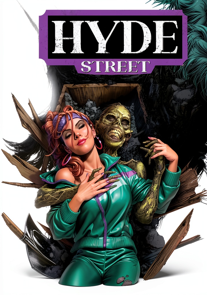 Hyde Street graphic novel cover showcasing dark fantasy artwork