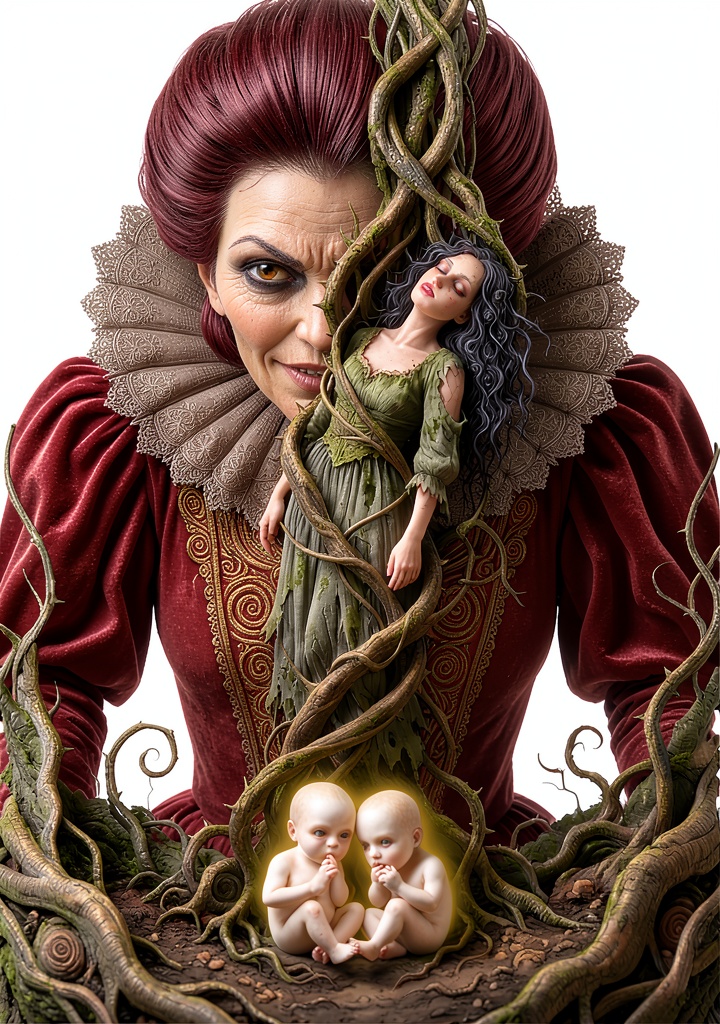 'Grimm Noir graphic novel cover showcasing dark fantasy art'
