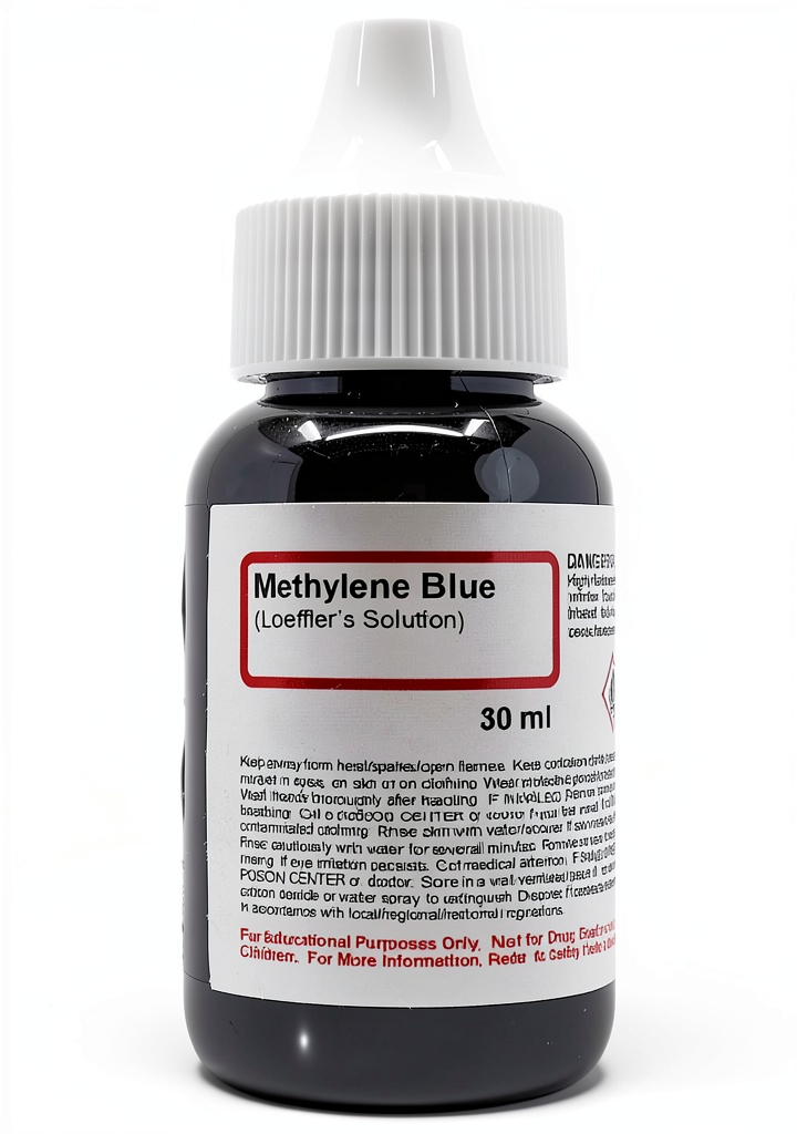 Methylene Blue Innovating Science Lab Stain Educational Use on a lab bench