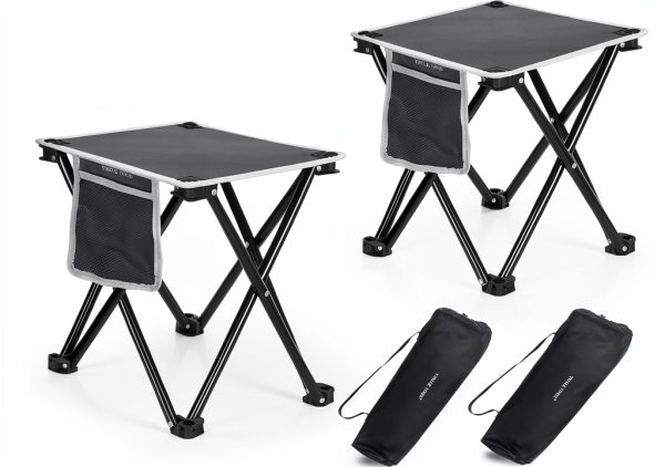 Zaboro Camping Chair Portable Steel Grey-0
