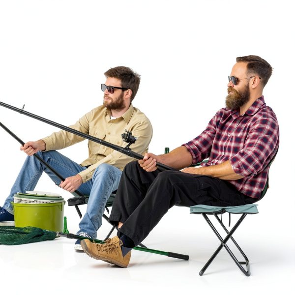 Large Grey Outplea Camping Stool-1