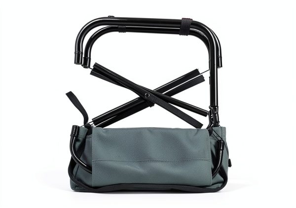 Large Grey Outplea Camping Stool-5