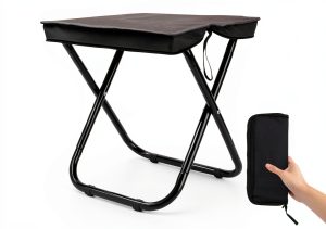 Large Grey Outplea Camping Stool-0