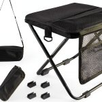 Camping Folding Stool Zghncslong 400lb Capacity with Shoulder Bag-0