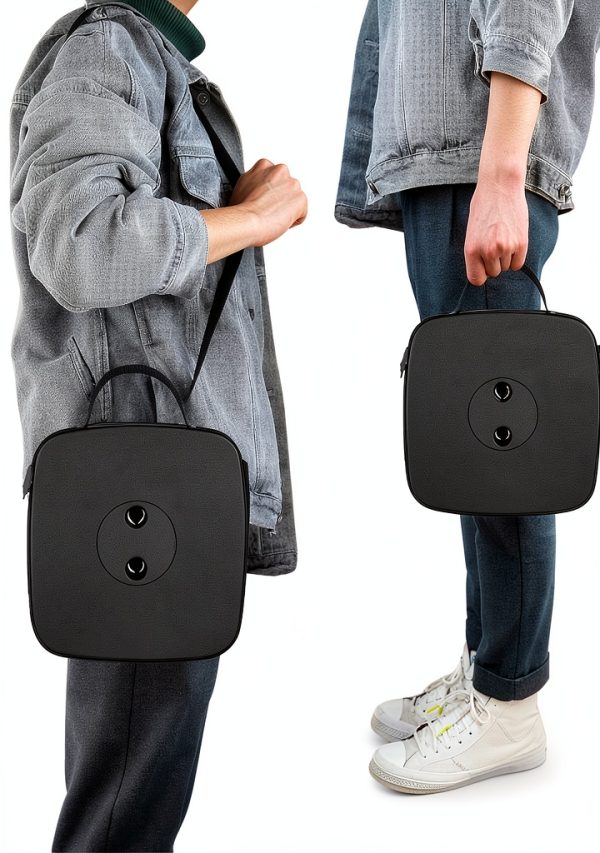 Boreeman Collapsible Camping Stool 2 Pack Black Telescopic-5
