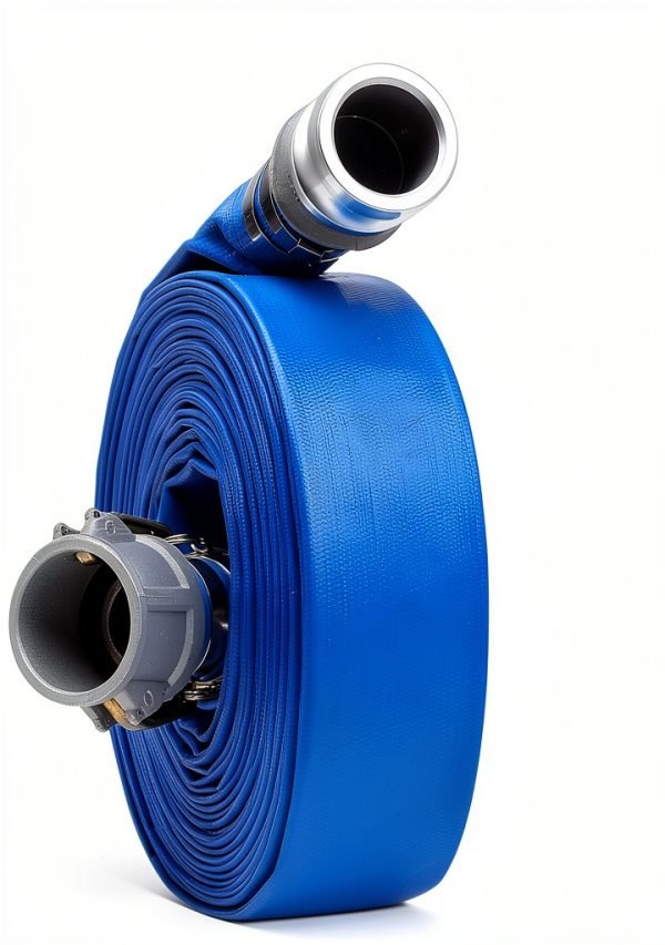 2" x 50ft PVC Lay Flat Discharge Hose - Geowaky Camlock C & E-1