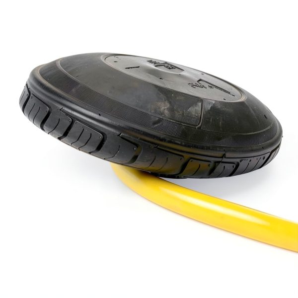 Hybrid Lead-in Air Hose 3/8 inch x 6ft 1/4 NPT Coupler Hromee Yellow-4