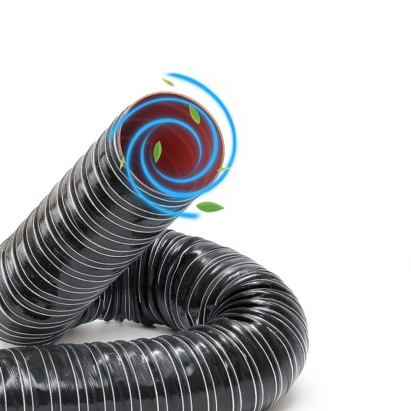 Intake Hose 2in Automotive Air Duct 1 Meter Black Double‑Layer-4