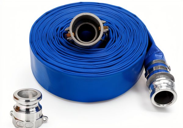 2" x 50ft PVC Lay Flat Discharge Hose - Geowaky Camlock C & E-0