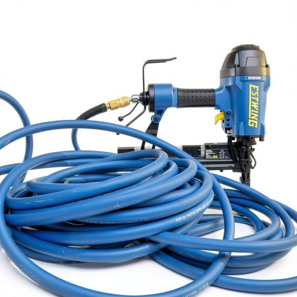 Estwing 1/4" x 50' PVC/Rubber Hybrid Air Hose with Brass NPT Fitting-7